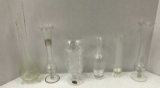 Assorted Glass and Crystal Vases