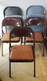 (5) Folding Chairs