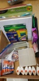 Assorted Craft and School Supplies