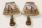 Pair of Delft Table Lamps, 8 7/8’’ Tall without