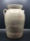 ANTIQUE STONEWARE CROCK OR CHURN LARGE TWO H