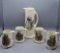 Roseville Dutch Creamware Tankard & (4) Mugs