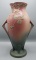 Roseville Pottery Pink Columbine Double Handled