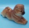 Lomonosov Chow Dog Porcelain Figurine 5” L
