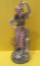 Vintage Ceramic Girl Statue, 17 1/2’’ Tall,