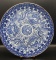 Antique Blue and White Chinese Charger Plate