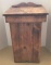 Wooden Trash Bin - 15 1/2” x 13 1/2”, 27” H