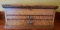 Antique S. J. Co. Oak Tool Chest, 2 Drawers, 2