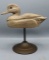Hand Carved Duck on Brass Stand