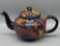 Squatty Shaped Enamel Teapot 