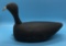 Vintage Black Carved Duck