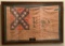 Framed 2nd National Flag of Confederate States