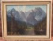 Framed Landscape Oil on Canvas Painting, Signed,