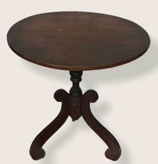 Antique Tilt Top Table, 25 1/2’’ In