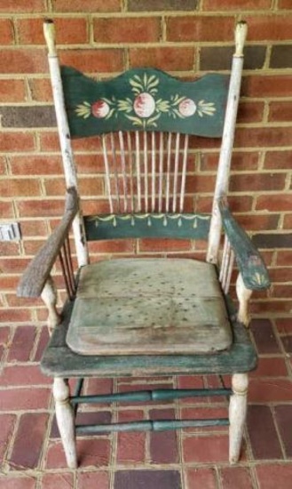 Antique Hand Painted Chair
