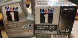 Assorted Motor Oil: 5qt Bottle of Mobil 1 5w-30,