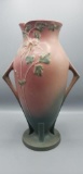 Roseville Pottery Pink Columbine Double Handled