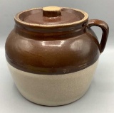 Vintage Ransbottom  #3 Bean Pot with Lid,