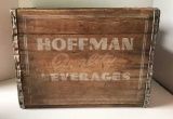 Hoffman Beverages Antique Wooden Crate--
