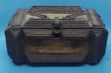 German Military Tramp Art Box, Signed ‘’T