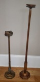 (2) Vintage Wooden Hat Stands, 36’’ Tall and 24