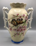 Antique Handpainted Vase - 11 1/4