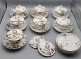 (7) Wright Tyndale & Van Rosen Covered Soup Cup