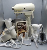 Kitchen Aid Mixer and Accessories Model K5SS