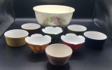 Kitchen Kraft Mixing Bowl, (4) Ramekin Bowls, (3)