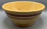 Lg Mixing Bowl with Brown Bands