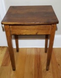 Handmade Wood Table, 18’’ W x 16’’ D x 25 5