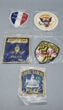 (5) Patches-Police, etc