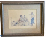 ‘’Bear Trappings’’, Signed Reynolds, Framed and