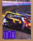 1995 NASCAR Souvenir Poster, 23 3/4’’ T x 18’’ W