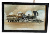 Framed ‘’General’’ Locomotive Print, 20 1/2’’ W x