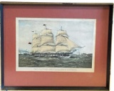 The Clipper Ship ‘’Anglesey’’, 1150 Tons Print,