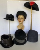 (5) Vintage Ladies Hats and one Child’s Hat