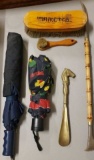 Assorted Men's Vanity Items & Umbrellas