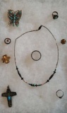 Assorted Costume Jewelry & Pins