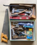 (2) Boxes of Assorted Carpenter Tools