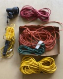 (4) H/D Electric Extension Cords--(1) is 75' Long-