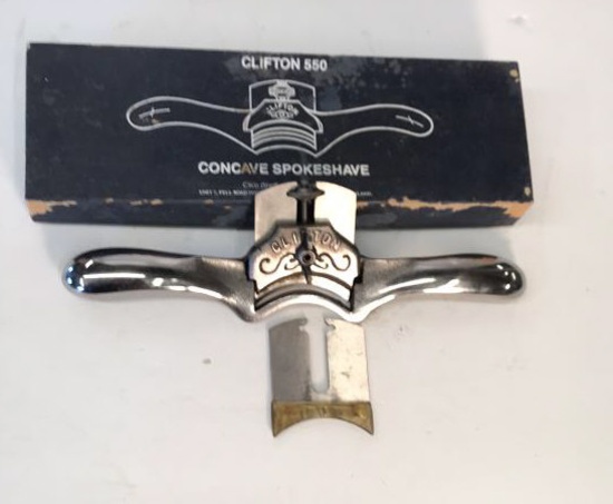 Clifton 550 Concave Spokeshave