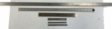(6) Assorted Size Stainless Steel Precision Rulers