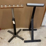 (2) Adjustable Heigth Roller Stands