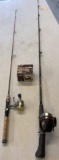 ZEBCO 20/30 Pro Staff Reel and 5 1/2' Rod;