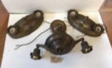 3 piece antique light set