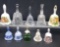 (10) Glass & Porcelain Collectible Bells