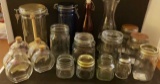 Assorted Glass Jars, Canisters, etc.
