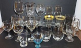 Assorted Crystal/Glass Stemware