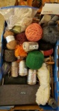 Assorted Crochet and Knitting Items & Tools